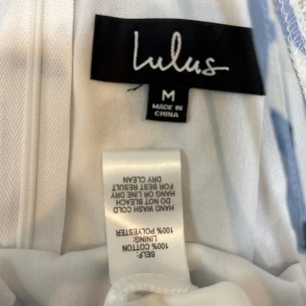 Lulus Zahara medium asymmetrical handkerchief hem floral dress D2 2998 - Picture 3 of 12